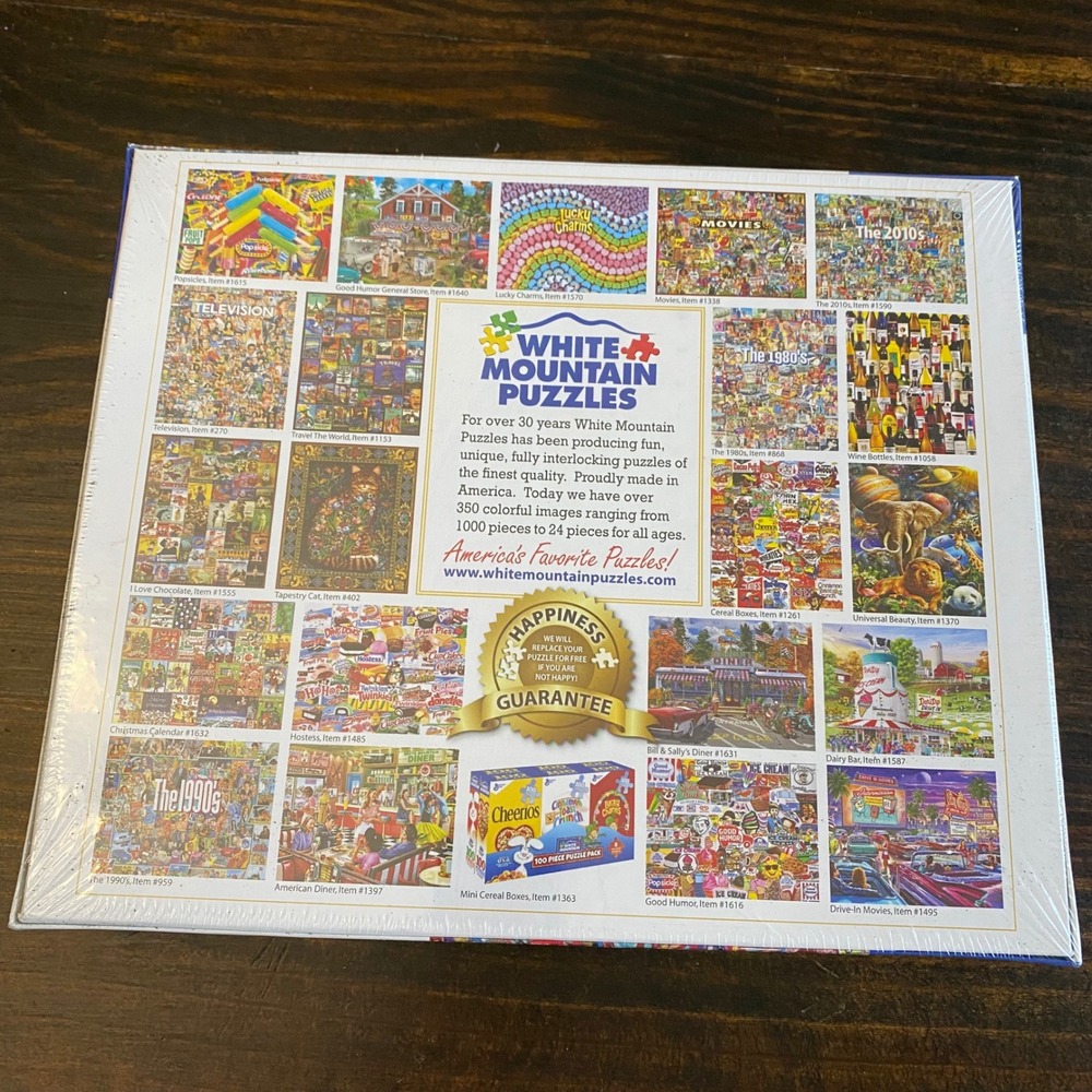 White Mountain Music 1000 Piece Jigsaw Puzzle James Mellett Collage 1464 New - Picture 5 of 8
